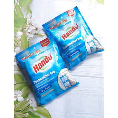 Túi hút ẩm khử mùi, làm thơm Hando 360g (2 gói x 180g, hút nước 800ml)