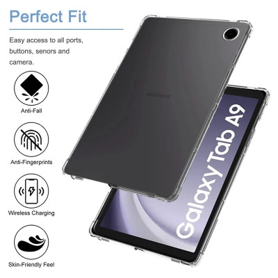 Ốp lưng dành cho Samsung Galaxy Tab A9 X110/ X115 2023, Tab A9 Plus X210/ X216 2023 dẻo trong chống sốc cao cấp - Hàng chính hãng