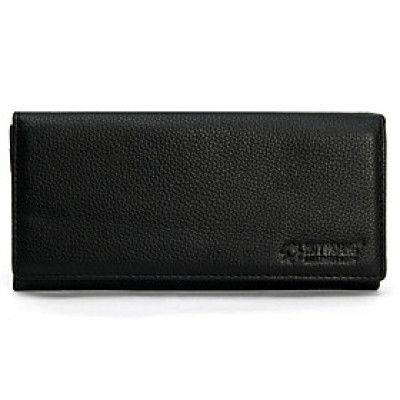  Ví nữ da bò màu đen HJ93106-12-16-20-26