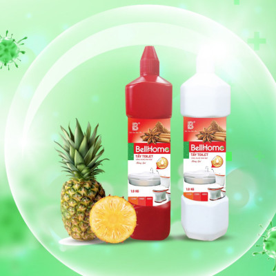 Tẩy Toilet Công Nghệ Sinh Học Bell Home Hương Quế 1KG Đỏ