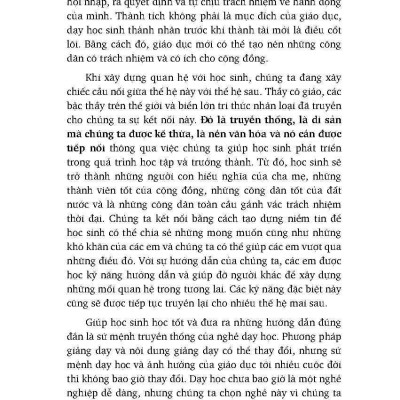 Lời Khuyên Dành Cho Thầy Cô