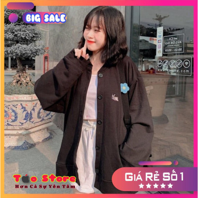   Áo khoác nỉ bông Cardigan KN11 Lazy Puppy hình cún con dễ thương, siêu xinh, chất liệu cao cấp, co giãn thoải