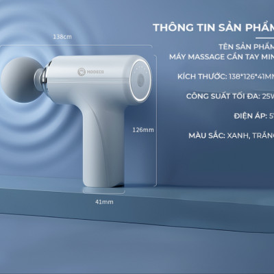 Máy massage công thái học cầm tay mini MDC933 dòng cao cấp công nghệ AI cảm biến lực nhấn giúp giảm đau mỏi giãn cơ hiệu quả tránh chấn thương - Hàng chính hãng