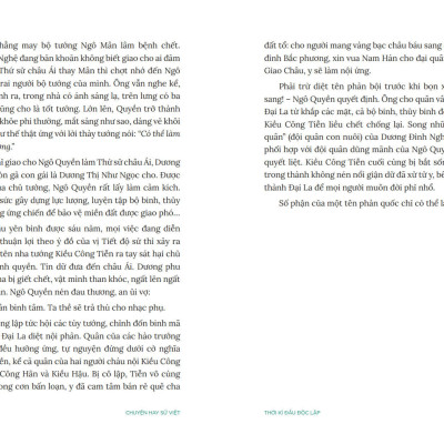 Chuyện Hay Sử Việt - Thời Kì Đầu Độc Lập - Khai Mở Nền Tự Chủ