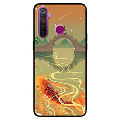 Ốp lưng dành cho Realme 6i mẫu Chép Bên Cầu
