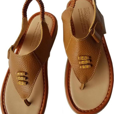 Giày Sandal Xỏ Ngón  Nữ BIGGBEN Da Bò Thật SDN40