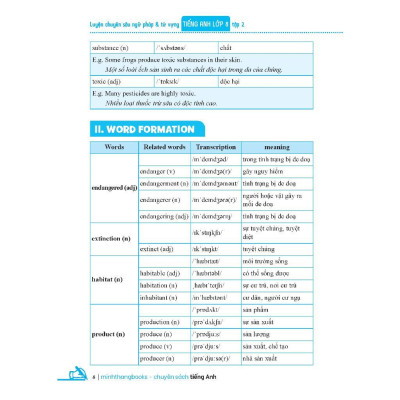 Sách - Global Success - Luyện Chuyên Sâu Ngữ Pháp Và Từ Vựng Tiếng Anh Lớp 8 - Tập 2 - Minh Thắng