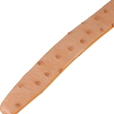 Thắt Lưng Nữ Da Đà Điểu Da Hột Huy Hoàng HT5423 - Vàng Bò