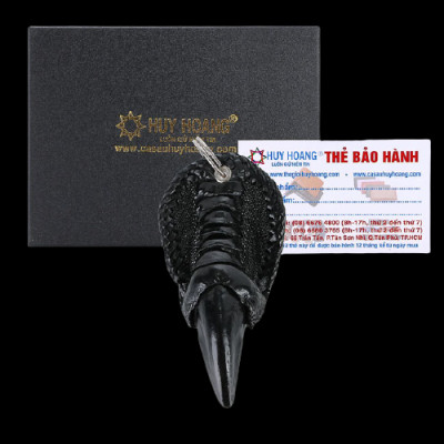 HC8425 - Móc khóa Huy Hoàng chân đà điểu màu đen