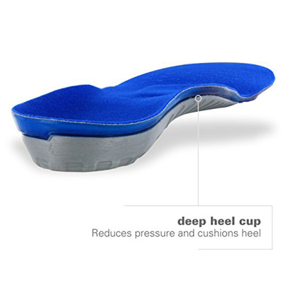 Lót Giày Silicon Total Support Gel Spenco 46-300 - Đế lót gel hỗ trợ giảm đau gót chân, gai gót