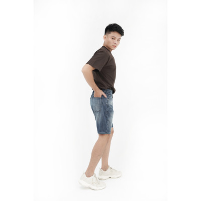 Quần Short Jeans Nam Form Slimfit Cotton Xanh – Hunter X-Rays S44