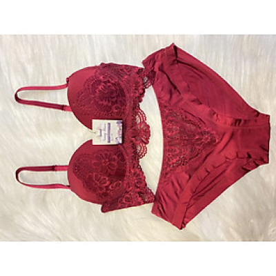 [Nhiều Mẫu] Bộ Đồ Lót Nữ Có Gọng Mút Vừa 5 Móc Cúp Ngang - Cúp Ngang 3/4