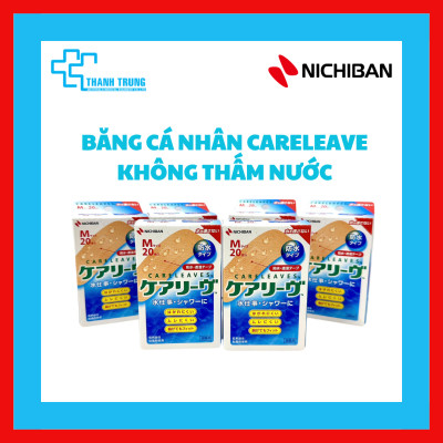 BĂNG CÁ NHÂN KHÔNG THẤM NƯỚC CARELEAVES HỘP 20 MIẾNG