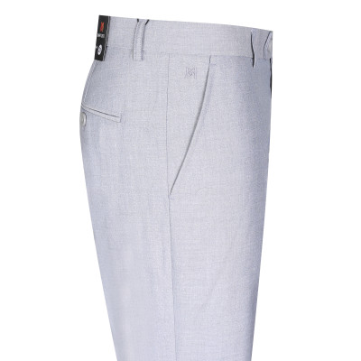 Quần tây nam không ly Khatoco Q1M478R0-INGI309-2503-0-XÁM TRẮNG