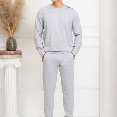 Bộ nỉ nam Aligro màu ghi xám BN7