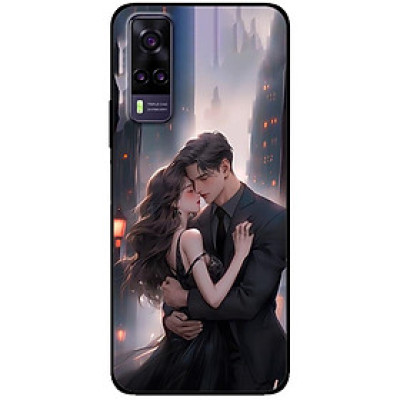 Ốp lưng cho Vivo V23e - Y31 -Y51 - Y55 - Y55s - Y55 2022 - Cặp Đôi Áo Đen - Hàng Chính Hãng