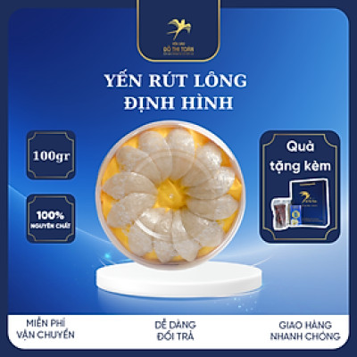 Tổ yến rút lông định hình 100gr - Bổ sung dinh dưỡng hàng ngày - Tốt cho hệ tiêu hóa - Tặng đường táo - Yến sào Đỗ Thị Toán