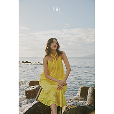 Đầm Midi Hai Hướng Dương DRE192 thời trang thiết kế Hity