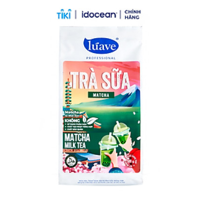 Trà Sữa Hòa Tan Lúave 500G Tiện Lợi, Pha Chế 2,4 Lít Trà Sữa Nhanh Chóng, Đậm Vị Thơm Ngon