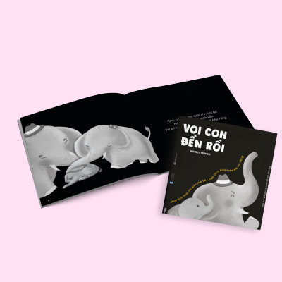 Sách Ehon Cảm Ơn Con - Voi Con Đến Rồi