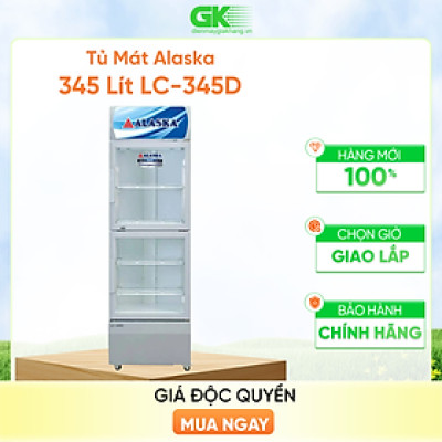 Tủ mát Alaska LC 345D - HÀNG CHÍNH HÃNG - CHỈ GIAO HCM 