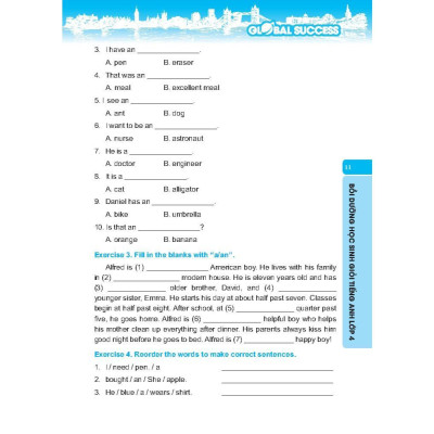 Sách -  Global Success - Bồi Dưỡng Học Sinh Giỏi Tiếng Anh Lớp 4 - Có Đáp Án - Minh Thắng