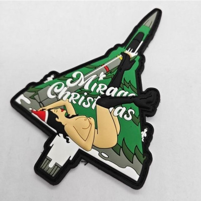 Patch_miếng dán Velcro PVC máy bay tiêm kích_chiến thuật