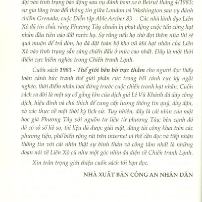 1983 - THẾ GIỚI BÊN BỜ VỰC THẲM (1983 - THE WORLD AT THE BRINK)