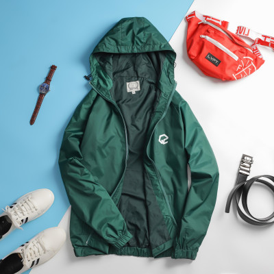 Áo khoác dù nam nữ 2 lớp có nón chống thấm nước SITAKI cao cấp AKD36