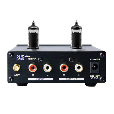 FX-AUDIO TUBE-03MKII BT Tube Preamplifier Headphone Pre Amplifier BT Receiver HiFi BT 5.0 Tube AUX Bass Treble