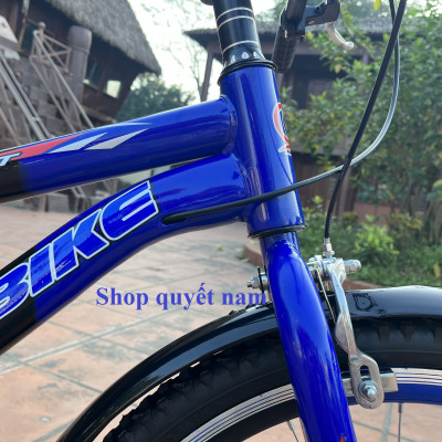 Xe đạp thể thao Vinabike cỡ 24, 26in 3 màu xanh/đỏ/đen, Phù hợp với người cao 1m35 trở lên