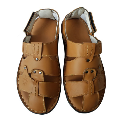 Sandal Nam Bít Mũi BIGGBEN Da Bò Thật SD44