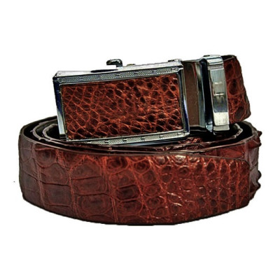 Thắt lưng nam da cá sấu Huy Hoàng gai lưng 3,5P màu đen, nâu đỏ, vàng bò, nâu đất HT4207-08-09-44 