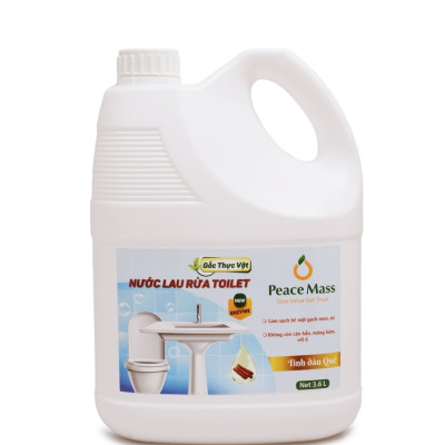 Combo Sản Phẩm Gốc Thực Vật TLB1 Peace Mass Nước Cọ Toilet 3.6 lít + Nước Lau Kính 3.6 lít (Thuộc nhóm Sản phẩm Lành tính / Hữu cơ/ Sinh học)