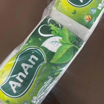 Khăn Giấy Vệ Sinh Anan 10 Cuộn Khăn Giấy Khô Đa Năng 2 Lớp