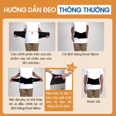 Đai lưng cột sống loại vừa Phiten supporter waist belt middle type  AP161003/AP161004/AP161005