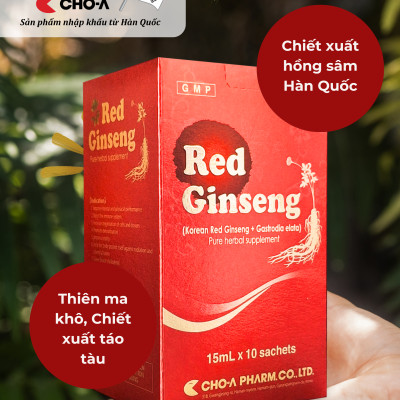 Thực Phẩm Bảo Vệ Sức Khỏe Red Ginseng Cải Thiện Hệ Miễn Dịch (Hộp x 10 Gói)