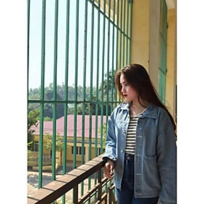 Áo khoác nữ túi vuông dưới tà thời trang siêu hot-A3148