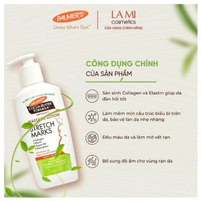 Dưỡng thể ngừa rạn da đầu thai kì Palmer
