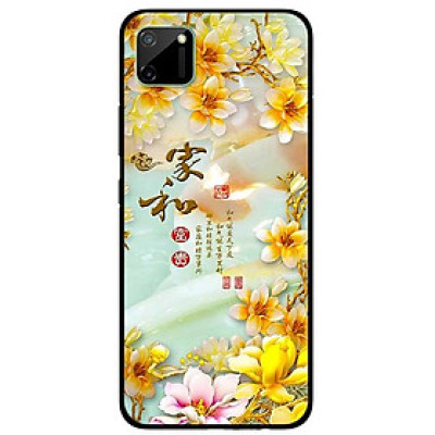 Ốp lưng dành cho Realme C11 mẫu Chữ Hoa Vàng