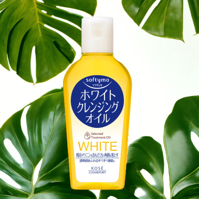 Dầu Tẩy Trang Dưỡng Trắng Da Kosé Softymo White Cleansing Oil NC 230 mL