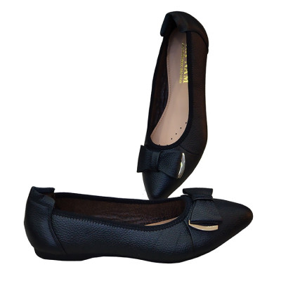 Giày Nữ Búp Bê Đế Bệt TiTi ĐÔ Da Bò Thật Thời Trang Cao Cấp 2cm BBN2023