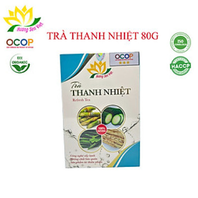 TRÀ THANH NHIỆT HỘP 80G - HƯƠNG SEN VIỆT