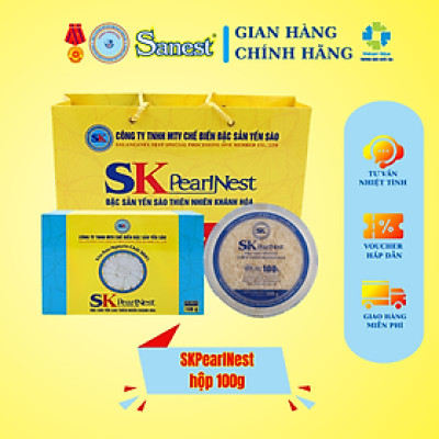 SKHPearlNest Khánh Hòa Đặc sản yến sào tinh chế hộp 100g