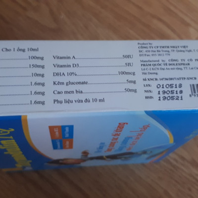 Thực phẩm chức năng -  Combo 2 Hộp Siro Thymodulin IQ ( Hộp 10 ống)