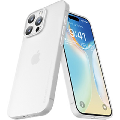 Ốp lưng dành cho iPhone 16 Pro Max, iPhone 16 Pro, iPhone 16 Plus, iPhone 16 hiệu Memumi siêu mỏng 0.3mm, thiết kế tối giản, chống vân, chống sốc, bảo vệ camera cao cấp - Hàng chính hãng.