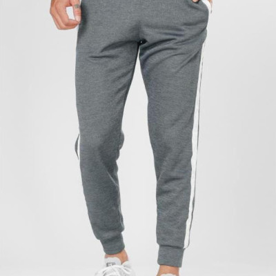 Quần Dài Jogger Nam Phối Sọc 1041 xám