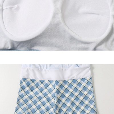 Bộ bơi bikini nữ 2 mảnh cao cấp gợi cảm, áo gọng mềm nâng đẩy dễ chịu, quần váy cách điệu xinh xắn, chất bơi Lycra siêu đẹp | KT046