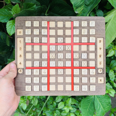 Sudoku 9x9 BENRIKIDS Có Hướng Dẫn 100 Bài Đố Đồ Chơi Gỗ Board Game Kết Hợp Cờ Caro Trò Chơi Trí Tuệ Cho Bé Thỏa Sức Vui Chơi