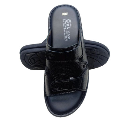 Dép Quai Ngang Nam HÀ NAM Da Bò Cao Cấp DN254